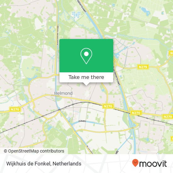 Wijkhuis de Fonkel kaart