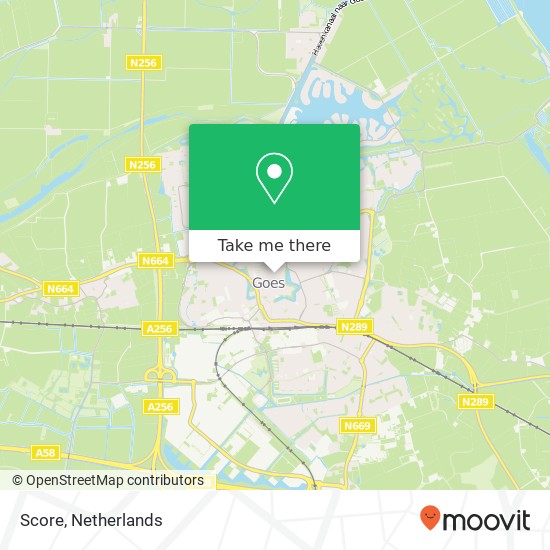 Score, Lange Kerkstraat 6 4461 JH Goes kaart