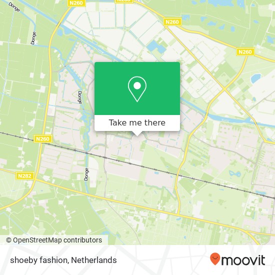 shoeby fashion, Heyhoefpromenade 89 5043 RB Tilburg kaart