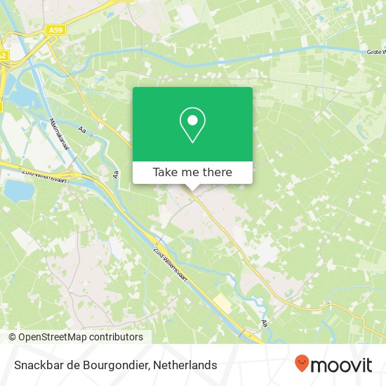 Snackbar de Bourgondier, Mercuriusplein 5258 AX Sint-Michielsgestel kaart