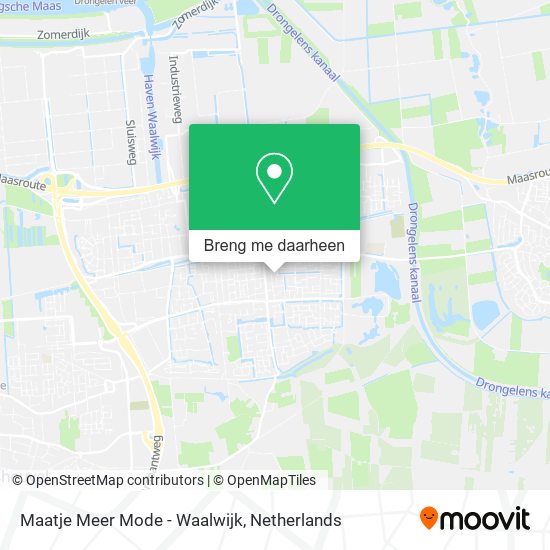 Maatje Meer Mode - Waalwijk kaart