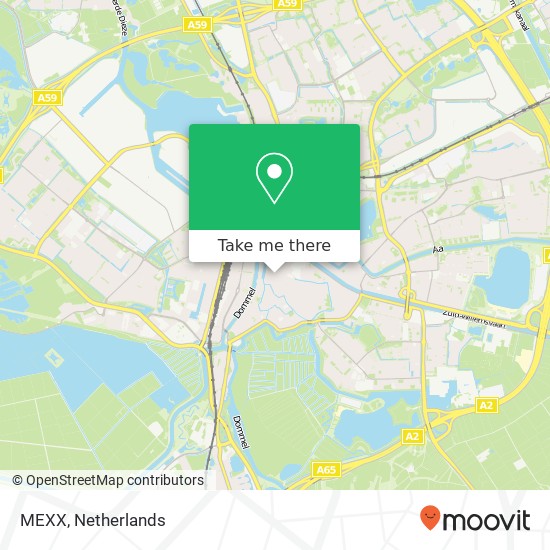 MEXX, Hooge Steenweg 25 5211 JN 's-Hertogenbosch kaart