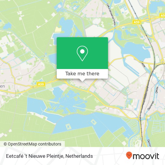 Eetcafé 't Nieuwe Pleintje, Churchilllaan 87 5224 BT 's-Hertogenbosch kaart