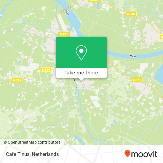 Cafe Tinus, St Machutusweg 5 5364 RA Escharen kaart