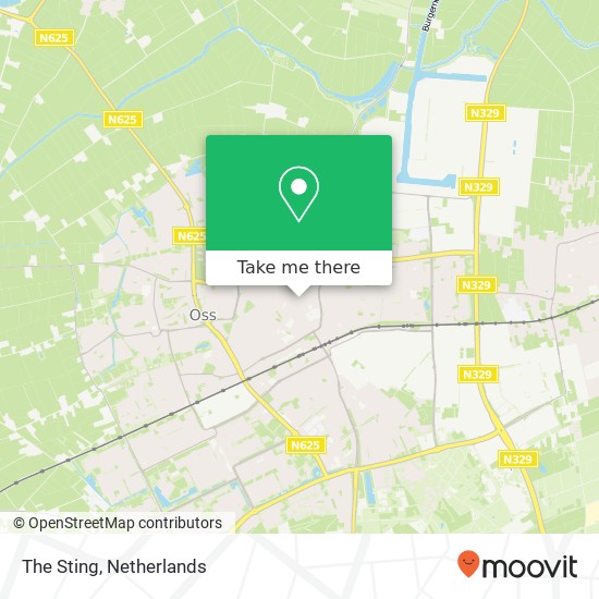 The Sting, Heuvel 9 5341 CV Oss kaart