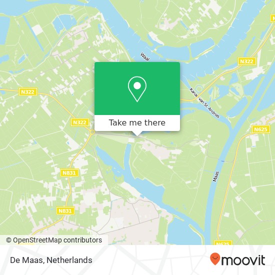 De Maas, Jan Klingenweg 3 5335 LK Maasdriel kaart