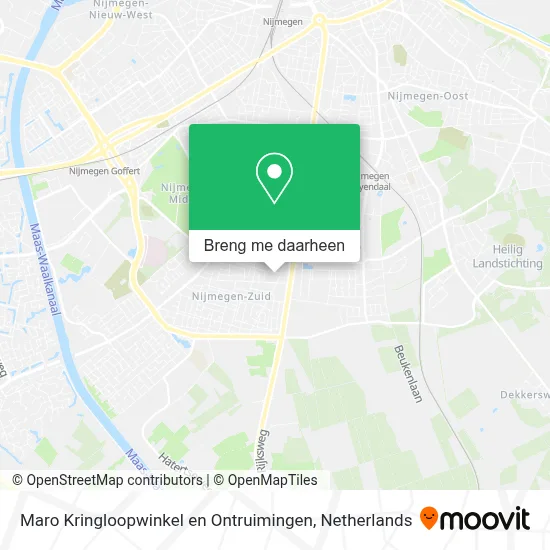 Maro Kringloopwinkel en Ontruimingen kaart