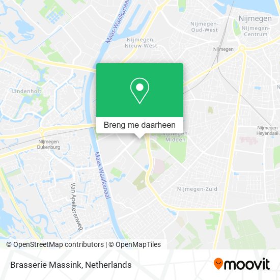 Brasserie Massink kaart