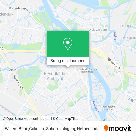 Willem Boon,Culinaire Scharrelslagerij kaart