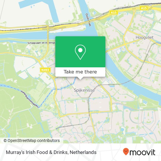 Murray's Irish Food & Drinks, Spuistraat 2 3201 AR Spijkenisse kaart