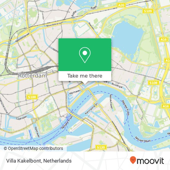 Villa Kakelbont, Spaansepoort 73 3011 MN Rotterdam kaart