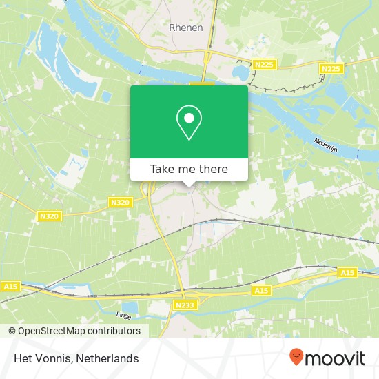 Het Vonnis, Dorpsplein 6 4041 GH Neder-Betuwe kaart