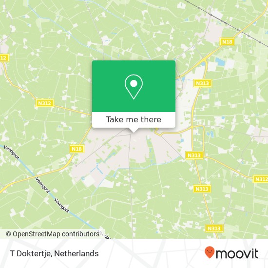 T Doktertje, Molendijk 4 7131 DZ Oost Gelre kaart