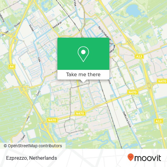Ezprezzo, Martinus Nijhofflaan 2624 ES Delft kaart