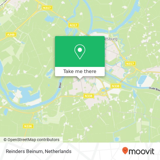 Reinders Beinum, Breedestraat 35 6983 AC Doesburg kaart