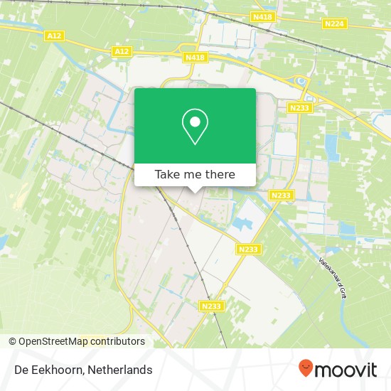 De Eekhoorn, Hollandia 108 3901 GP Veenendaal kaart