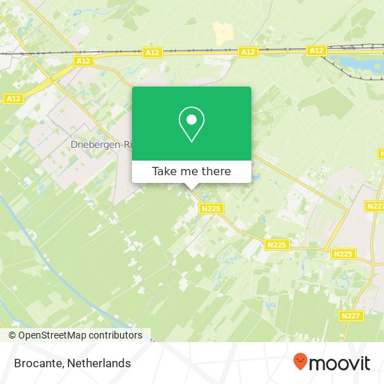Brocante, Driebergsestraatweg 54 3941 ZX Utrechtse Heuvelrug kaart