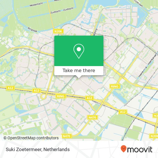 Suki Zoetermeer, Oranjelaan 27 2712 GA Zoetermeer kaart