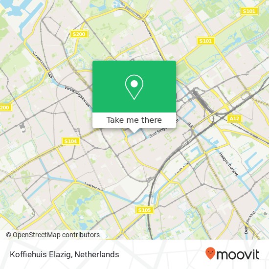 Koffiehuis Elazig, Rembrandtstraat 1 2526 PN Den Haag kaart