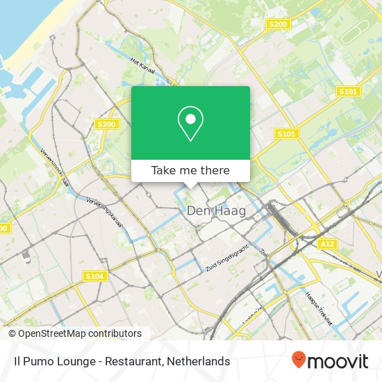 Il Pumo Lounge - Restaurant, Noordeinde 111 2514 GE Den Haag kaart