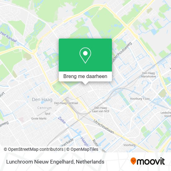 Lunchroom Nieuw Engelhard kaart