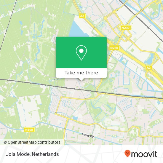 Jola Mode, Hindersteinpassage 5 3451 EZ Utrecht kaart