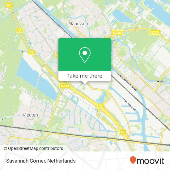 Savannah Corner, Savannahweg 3542 AW Utrecht kaart