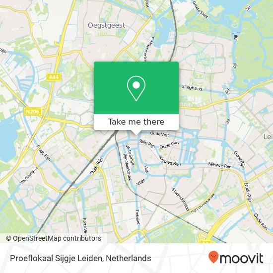 Proeflokaal Sijgje Leiden, Morsstraat 2312 BM Leiden kaart