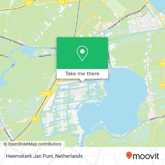 Heemskerk Jan Punt, Langeweg 2 2371 CM Kaag en Braassem kaart