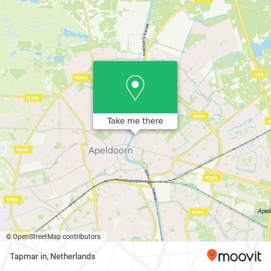 Tapmar in kaart