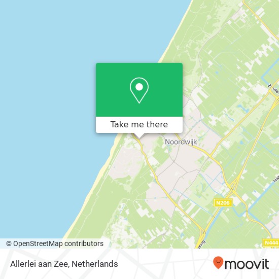 Allerlei aan Zee, Pickeplein 4 2202 CK Noordwijk kaart