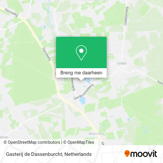 Gasterij de Dassenburcht kaart