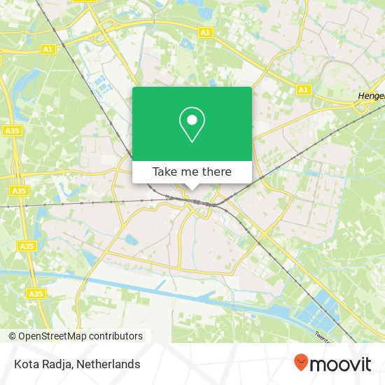 Kota Radja, Nieuwstraat 36 7551 CV Hengelo kaart