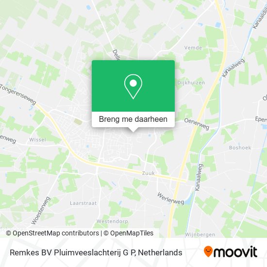 Remkes BV Pluimveeslachterij G P kaart