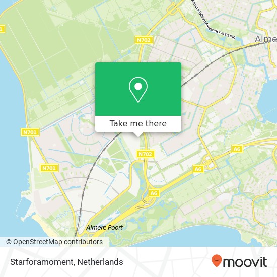 Starforamoment, Argonweg 31 1362 AB Almere-Stad kaart