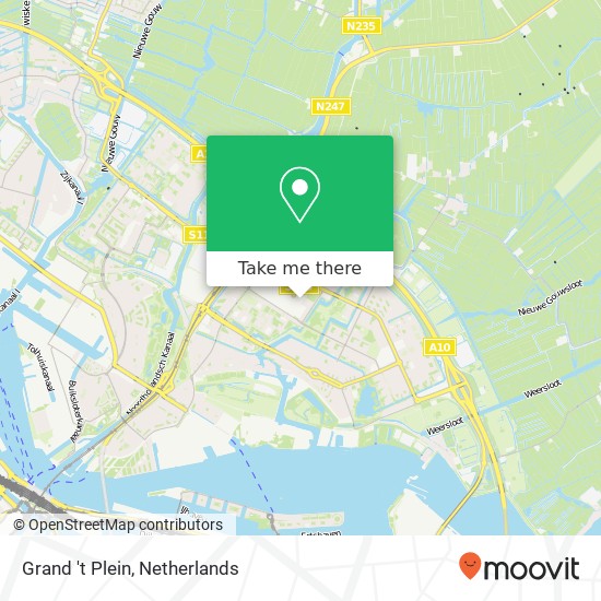 Grand 't Plein, Buikslotermeerplein 537 1025 XH Amsterdam kaart