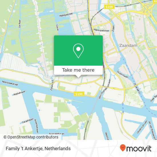 Family 't Ankertje, Tienlingstraat 28 1507 DD Zaandam kaart