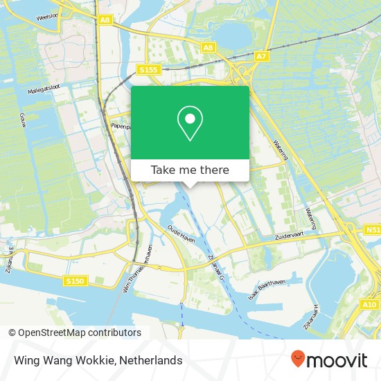 Wing Wang Wokkie, Burcht 3 1501 BA Zaanstad kaart