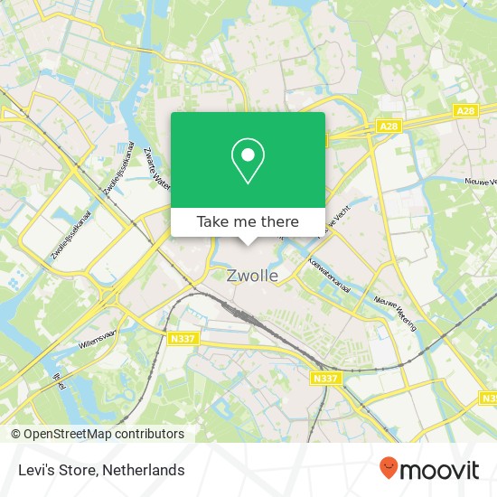 Levi's Store, Diezerstraat 12 8011 RG Zwolle kaart