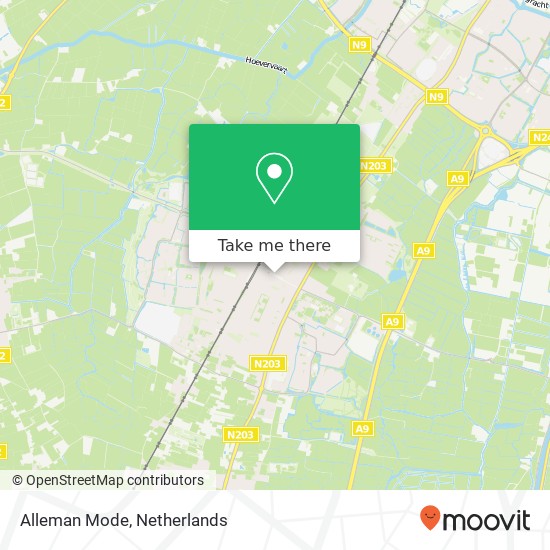 Alleman Mode, Stationsweg 61 1851 LH Heiloo kaart