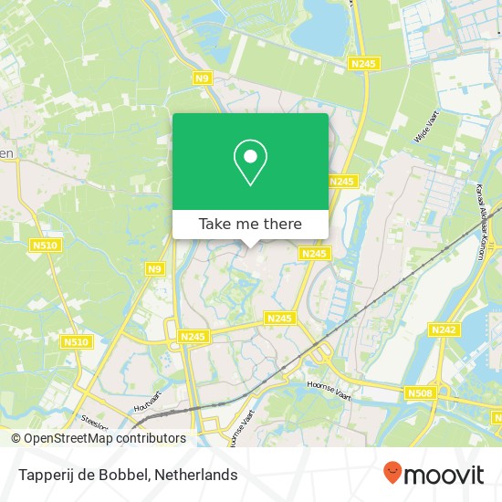 Tapperij de Bobbel kaart