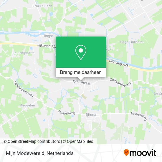 Mijn Modewereld kaart