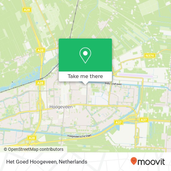Het Goed Hoogeveen, Kanaalweg 2 7902 LM Hoogeveen kaart
