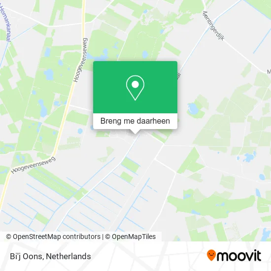 Bi'j Oons kaart