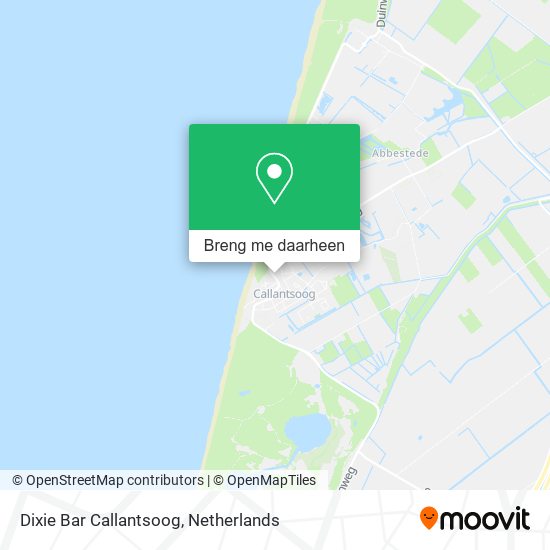 Dixie Bar Callantsoog kaart