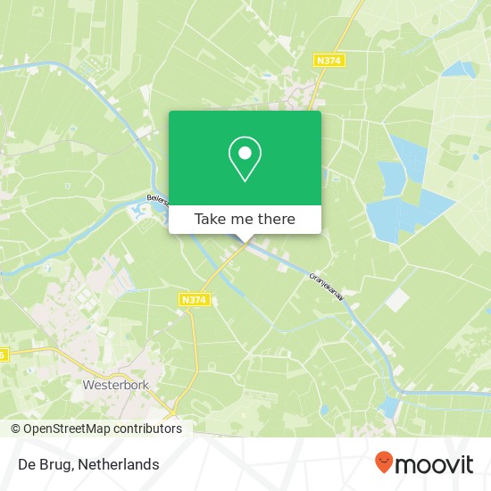 De Brug, Tilbrugstraat 9432 Midden-Drenthe kaart
