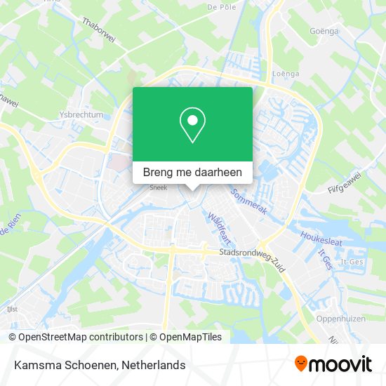 Kamsma Schoenen kaart