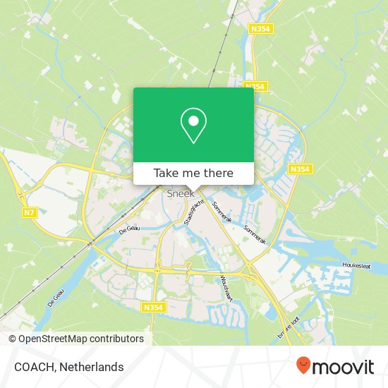 COACH, Oosterdijk 46 8601 BV Súdwest-Fryslân kaart