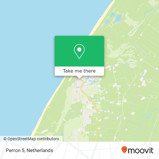 Perron 5, Dorpsstraat 5 1796 BA Texel kaart