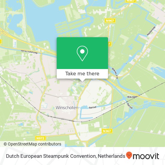 Dutch European Steampunk Convention kaart